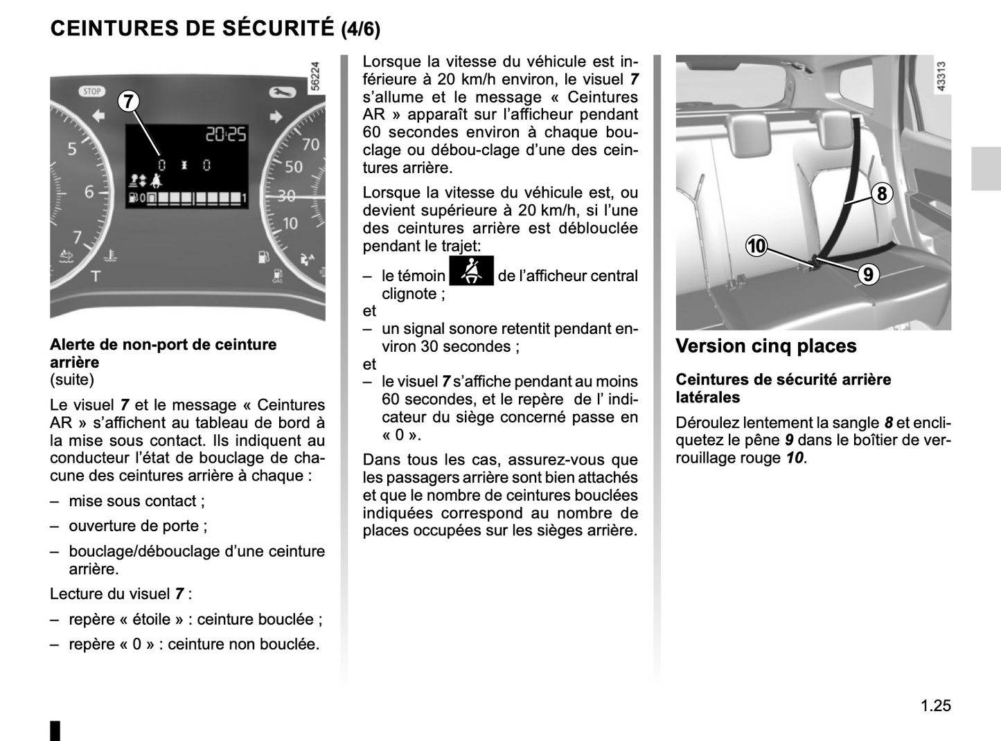 2022-2024 Dacia Duster Owner's Manual | French