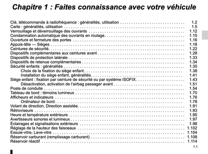 2022-2024 Dacia Duster Owner's Manual | French