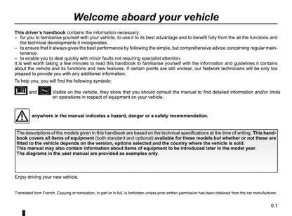 2018-2021 Dacia Duster Owner's Manual | English