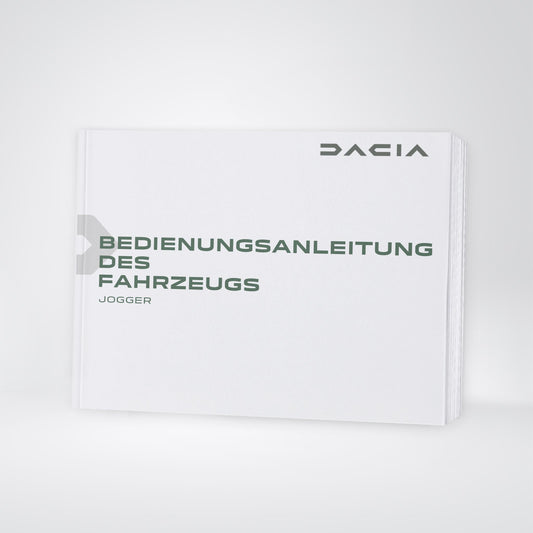 2025-2026 Dacia Jogger Bedienungsanleitung | Deutsch