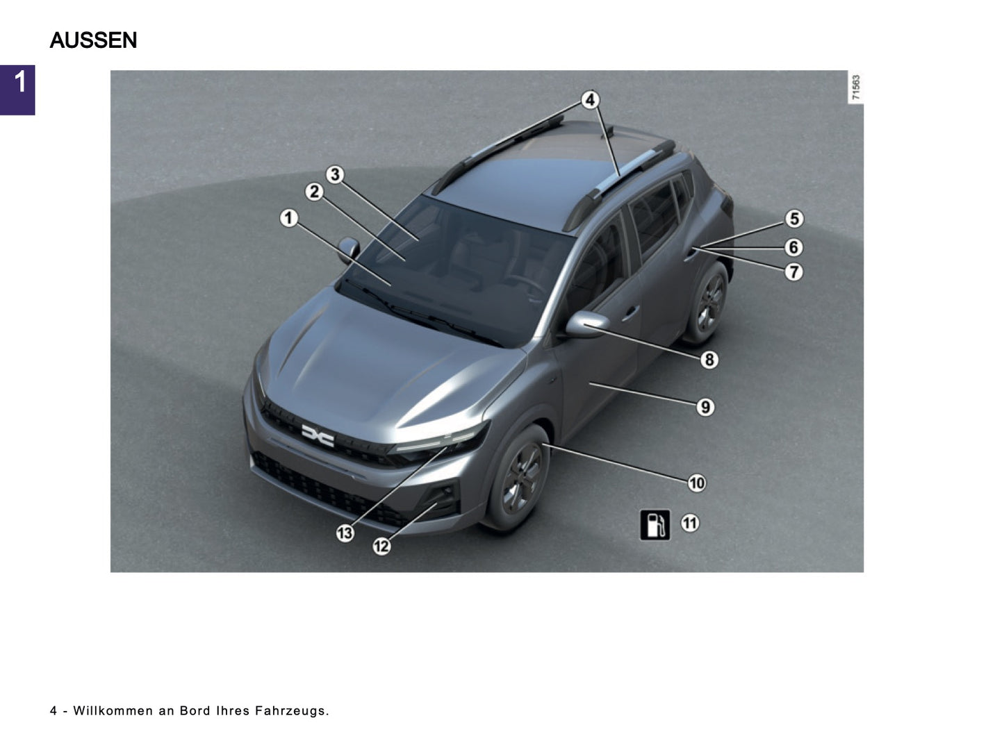 2025-2026 Dacia Sandero/Sandero Stepway Bedienungsanleitung | Deutsch