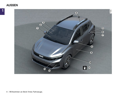 2025-2026 Dacia Sandero/Sandero Stepway Bedienungsanleitung | Deutsch