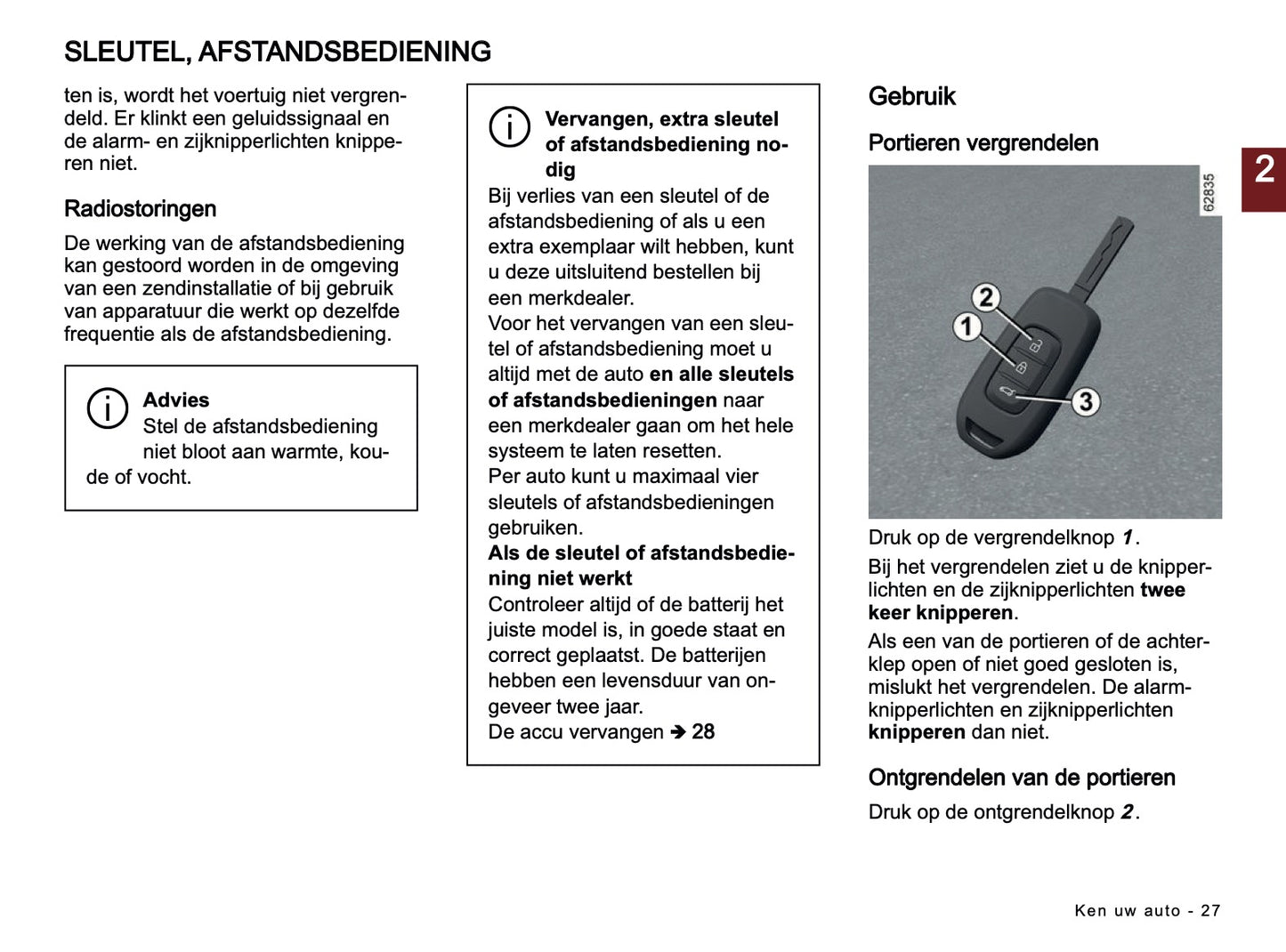 2024-2025 Dacia Sandero/Sandero Stepway Owner's Manual | Dutch