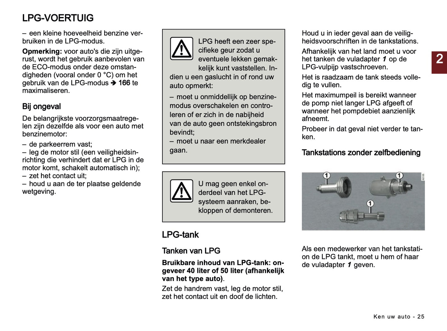 2025-2026 Dacia Sandero/Sandero Stepway Owner's Manual | Dutch