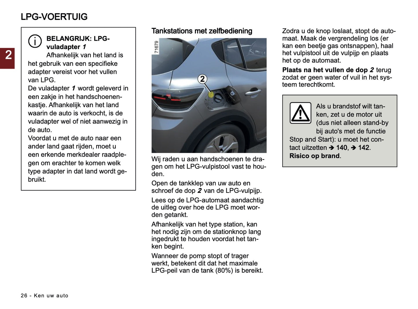 2025-2026 Dacia Sandero/Sandero Stepway Owner's Manual | Dutch