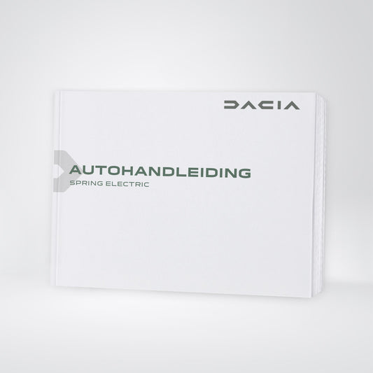 2024 Dacia Spring Electric Owner's Manual | Dutch