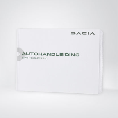 2024-2025 Dacia Spring Electric Owner's Manual | Dutch
