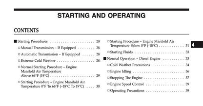 2010 Dodge Ram Truck Diesel Supplement Manual | English