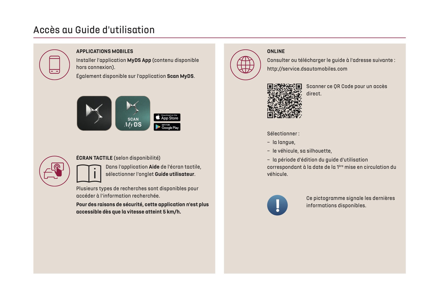 2023-2025 DS Automobiles DS7 Owner's Manual | French