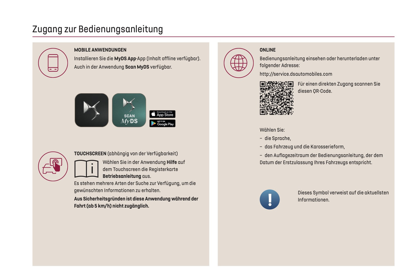 2024-2025 DS Automobiles DS 9 Owner's Manual | German