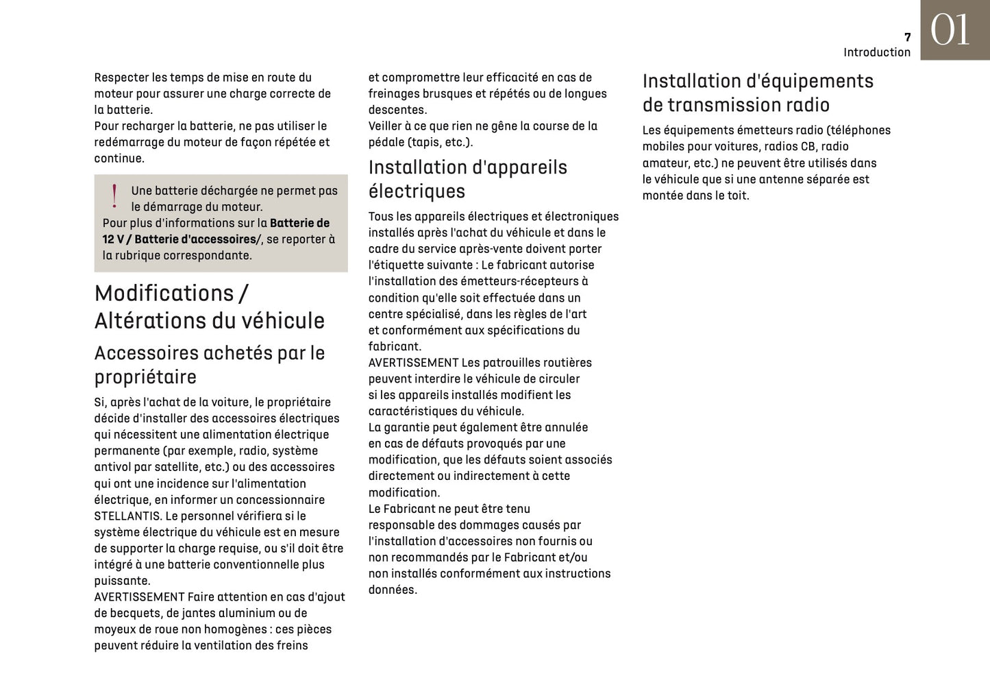 2025 DS Automobiles DS 3 Owner's Manual | French