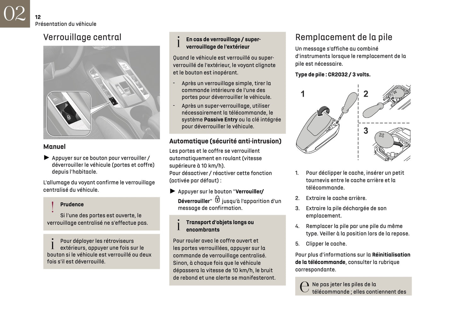 2026 DS Automobiles DS 3 Owner's Manual | French