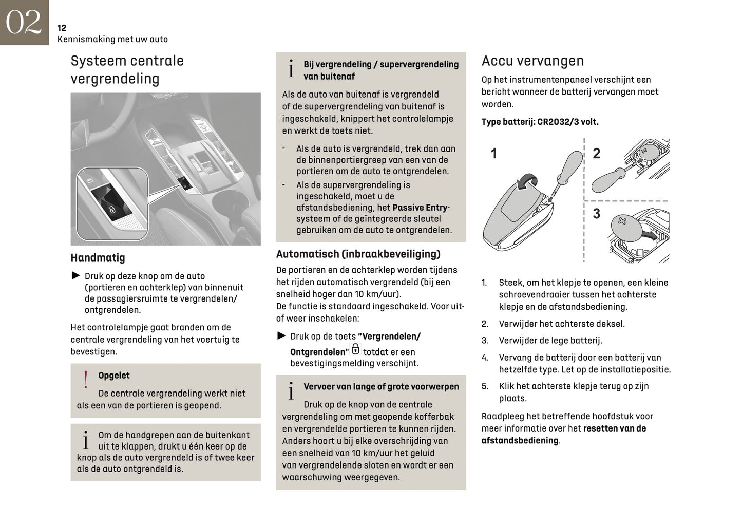 2026 DS Automobiles DS 3 Owner's Manual | Dutch
