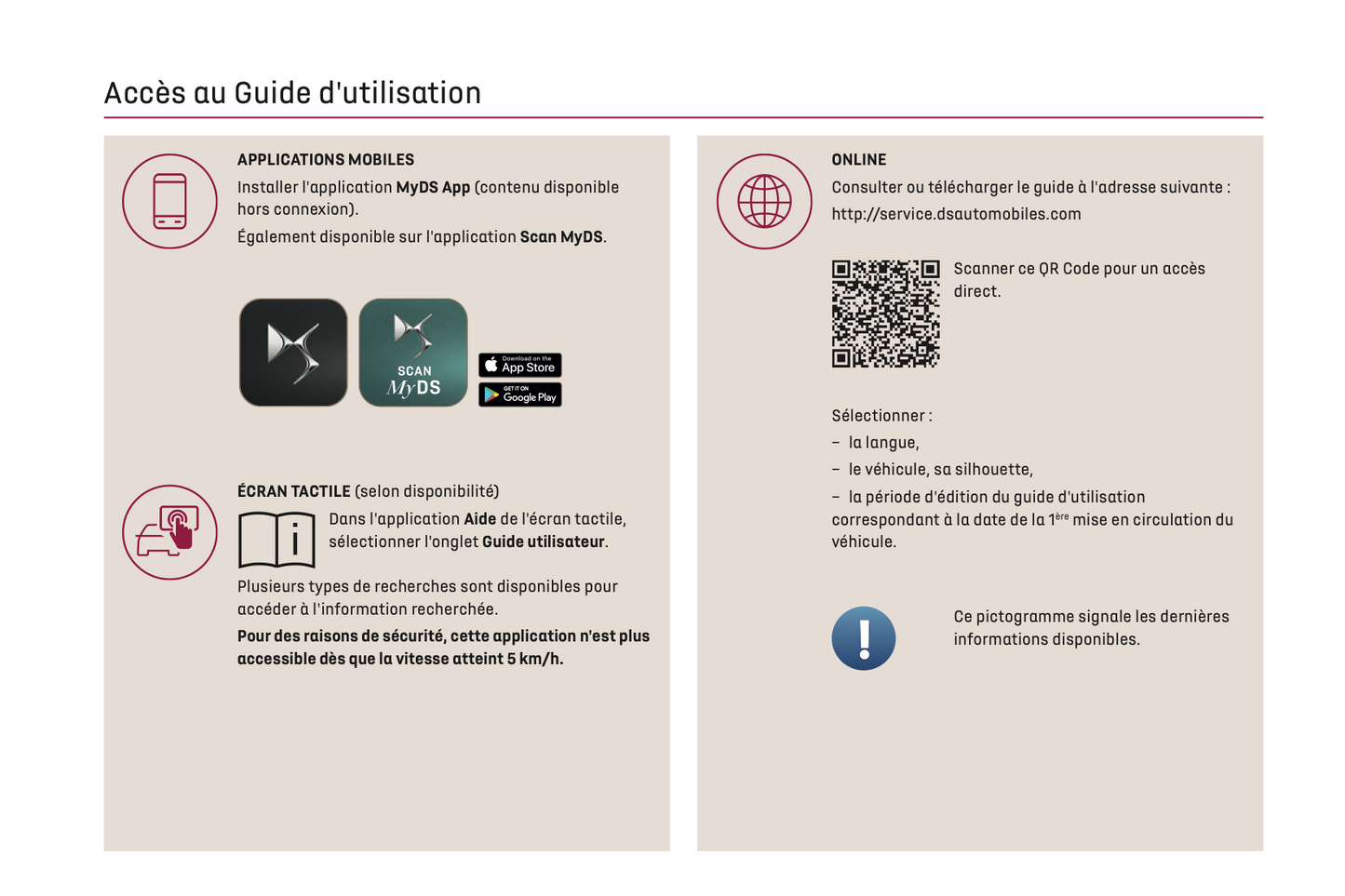 2023-2024 DS Automobiles DS 4 Owner's Manual | French