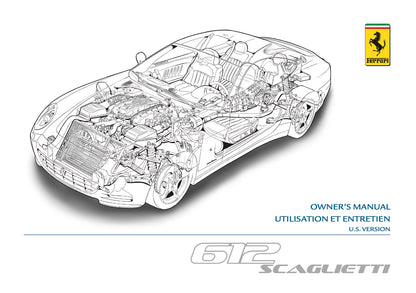 2005 Ferrari 612 Scaglietti Owner's Manual | English US