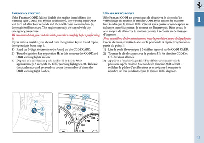 2005 Ferrari 612 Scaglietti Owner's Manual | English US