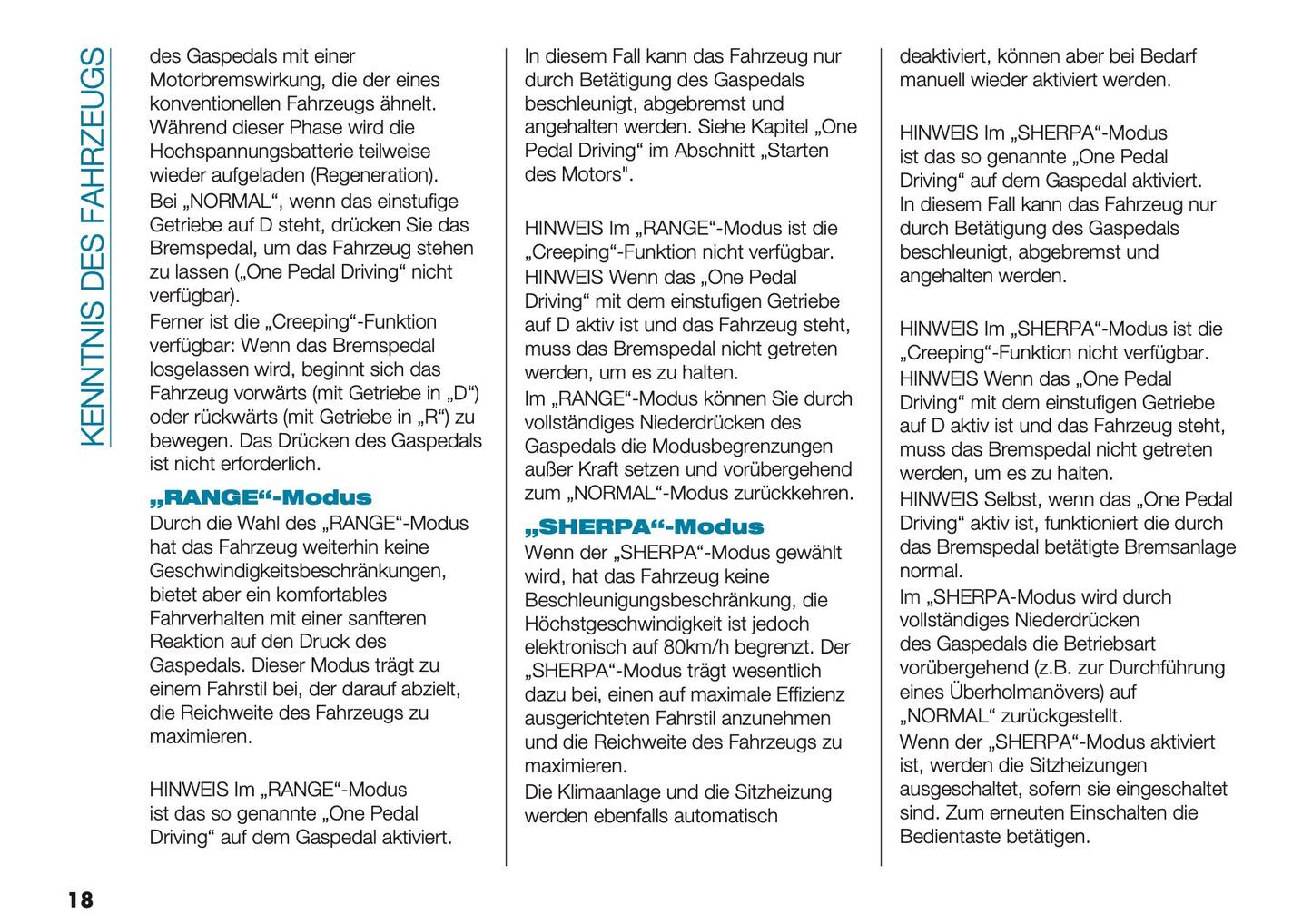 2025 Fiat 500e Bedienungsanleitung | Deutsch