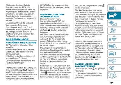 2025 Fiat 500e Bedienungsanleitung | Deutsch