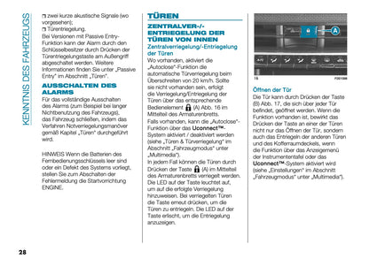 2025 Fiat 500e Bedienungsanleitung | Deutsch