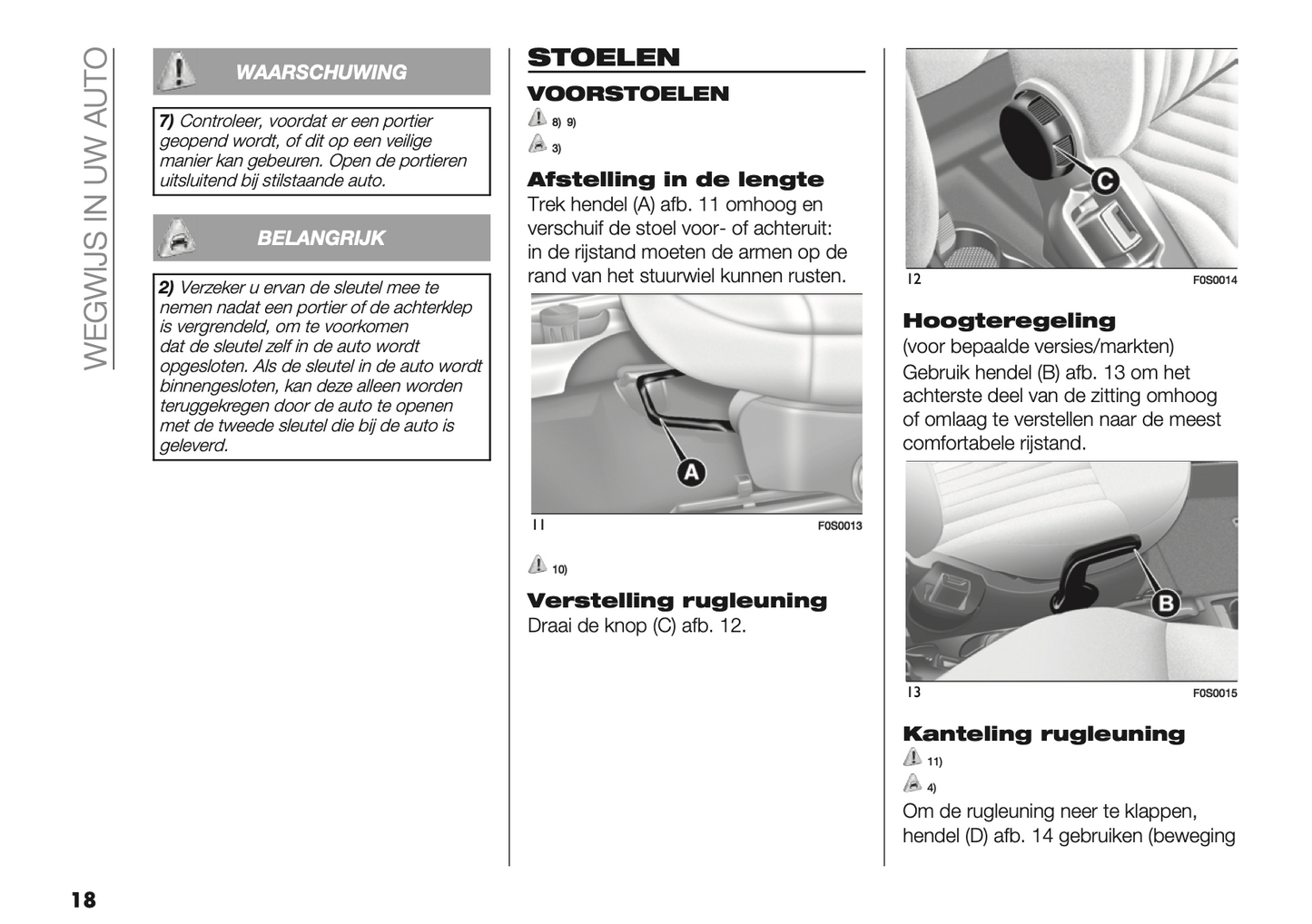 2023-2024 Fiat 500/500C Owner's Manual | Dutch