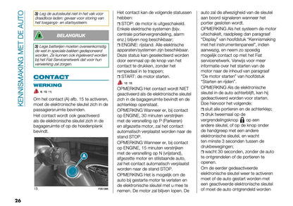 2025 Fiat 500e Owner's Manual | Dutch