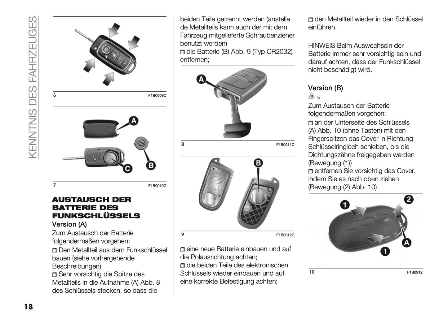 2024-2026 Fiat 500X Owner's Manual | German