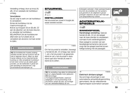 2020-2021 Fiat 500X Owner's Manual | Dutch