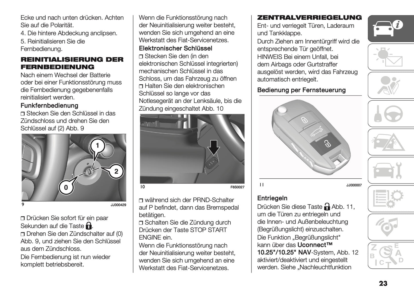 2025-2026 Fiat 600 Bedienungsanleitung | Deutsch