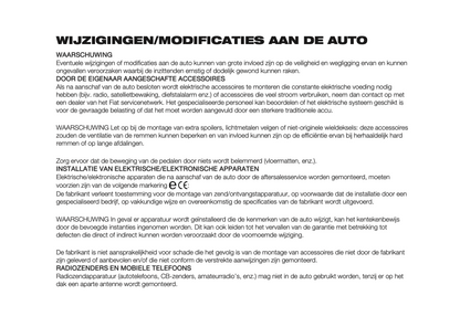 2023-2024 Fiat 600/600e Owner's Manual | Dutch