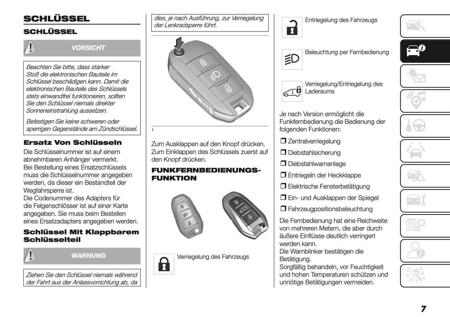 2025 Fiat Doblò Bedienungsanleitung | Deutsch