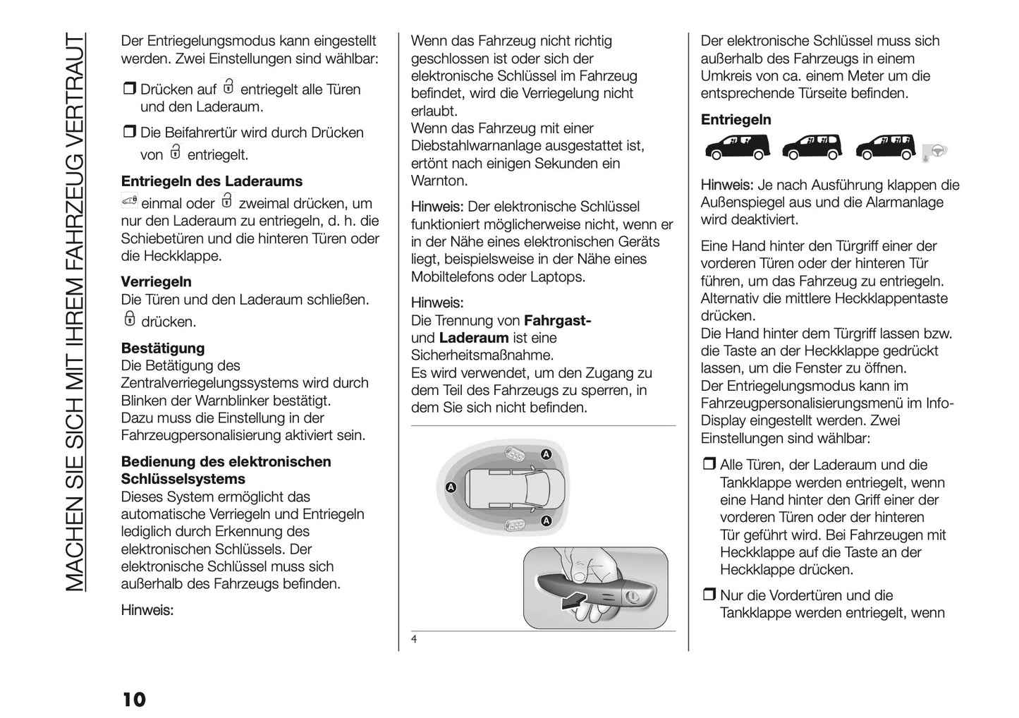 2026 Fiat Doblò Bedienungsanleitung | Deutsch