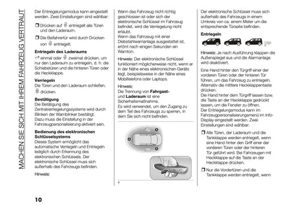 2026 Fiat Doblò Bedienungsanleitung | Deutsch