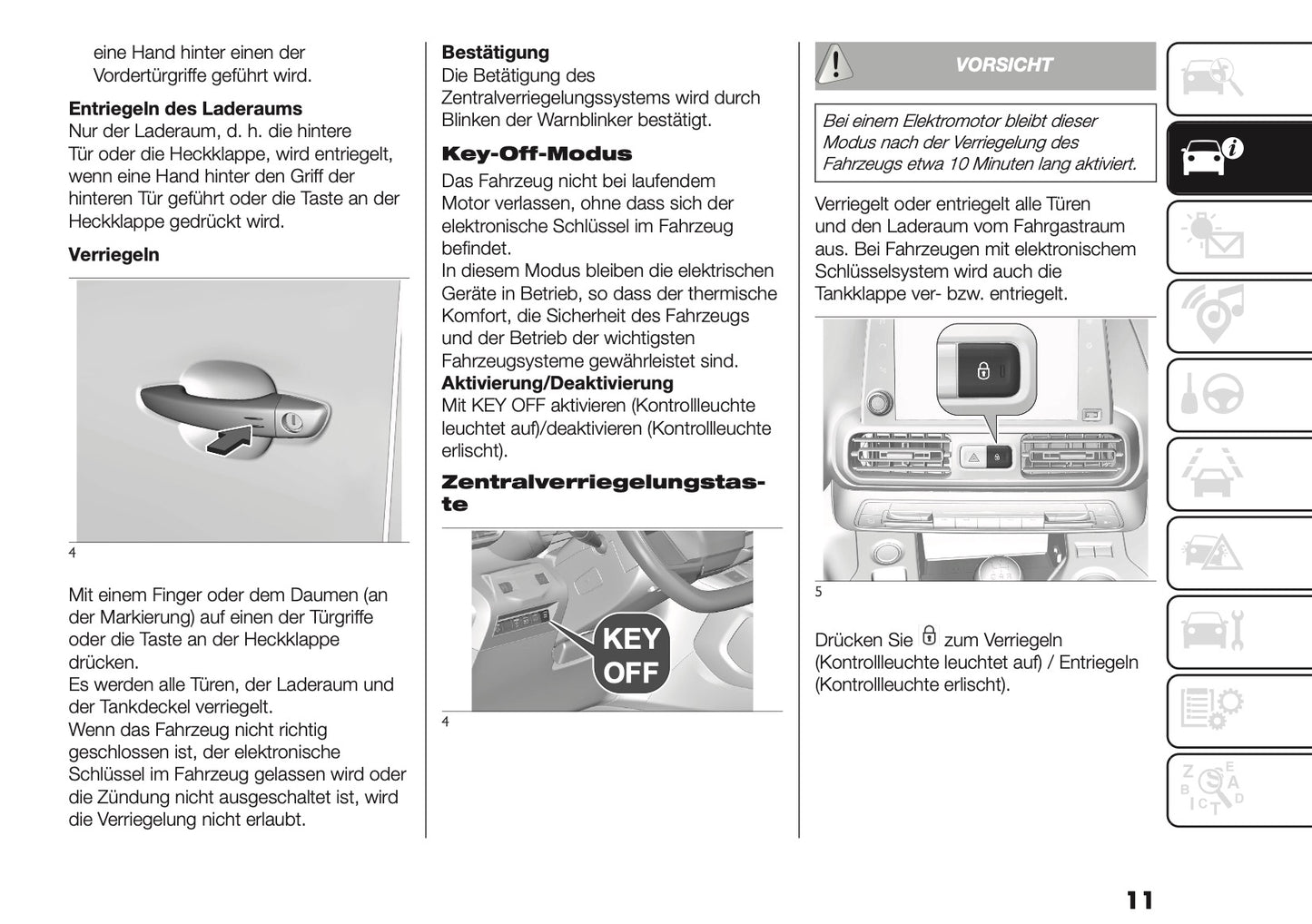 2026 Fiat Doblò Bedienungsanleitung | Deutsch
