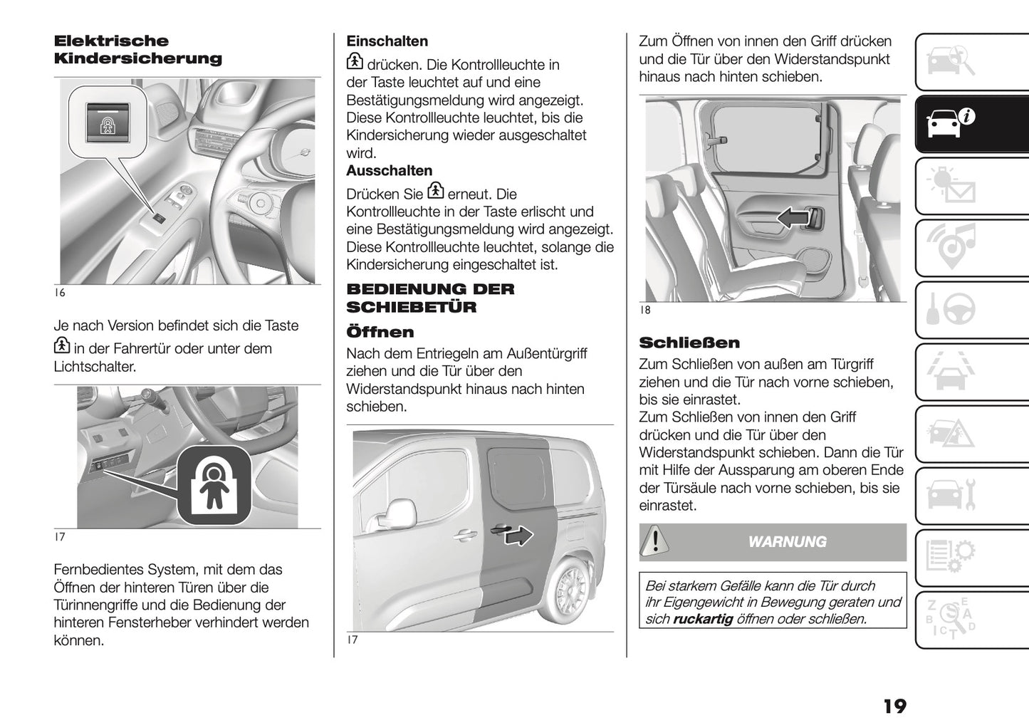 2026 Fiat Doblò Bedienungsanleitung | Deutsch
