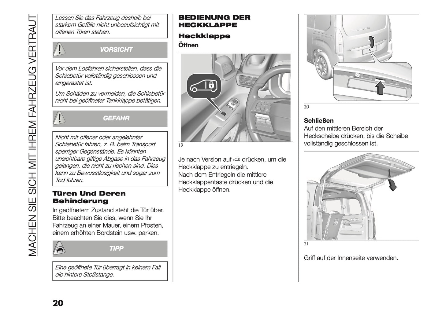 2026 Fiat Doblò Bedienungsanleitung | Deutsch