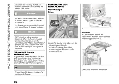 2026 Fiat Doblò Bedienungsanleitung | Deutsch