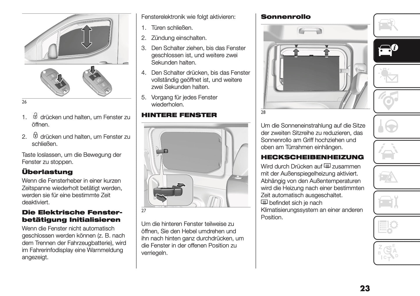 2026 Fiat Doblò Bedienungsanleitung | Deutsch