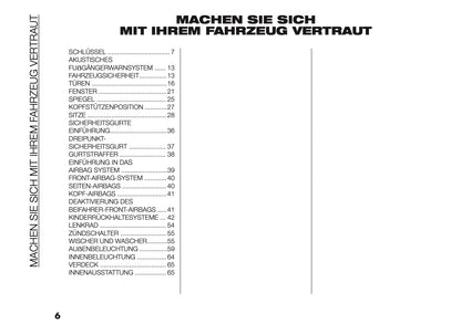 2026 Fiat Doblò Bedienungsanleitung | Deutsch