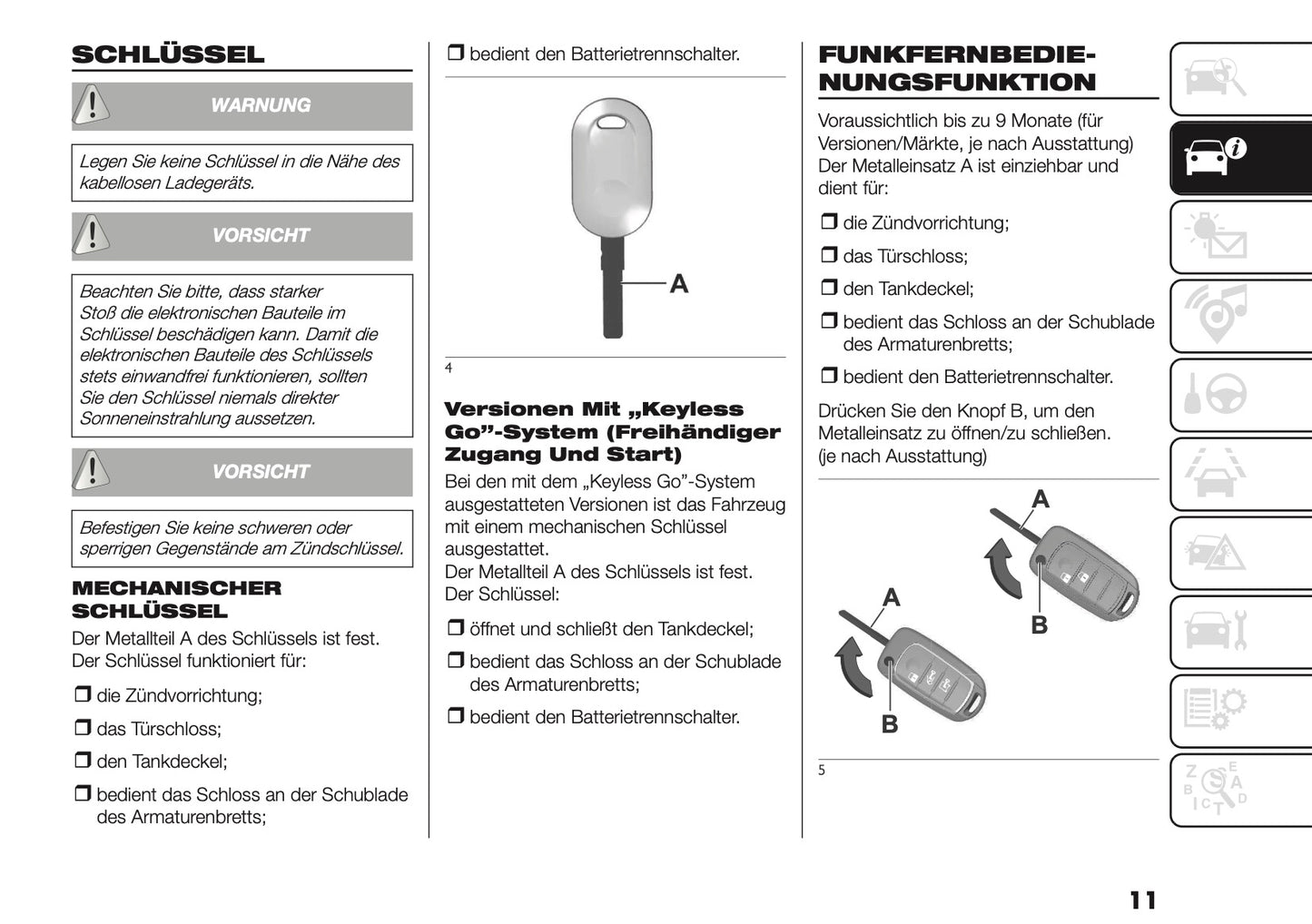 2025-2026 Fiat Ducato Bedienungsanleitung | Deutsch
