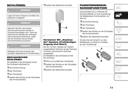 2025-2026 Fiat Ducato Bedienungsanleitung | Deutsch