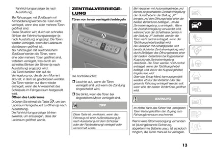 2025-2026 Fiat Ducato Bedienungsanleitung | Deutsch