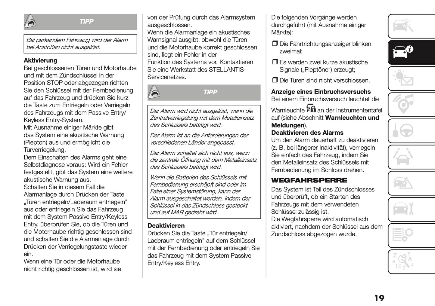 2025-2026 Fiat Ducato Bedienungsanleitung | Deutsch