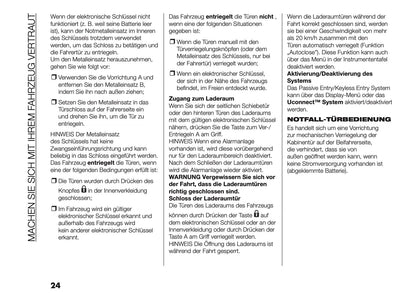 2025-2026 Fiat Ducato Bedienungsanleitung | Deutsch