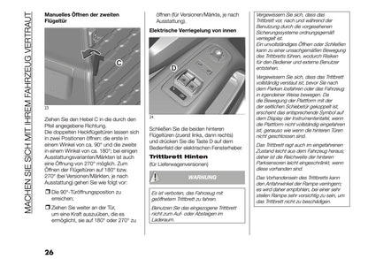 2025-2026 Fiat Ducato Bedienungsanleitung | Deutsch