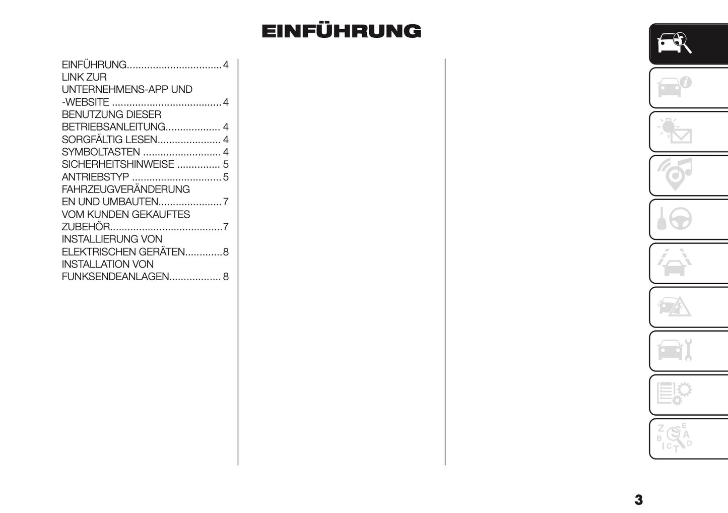 2025-2026 Fiat Ducato Bedienungsanleitung | Deutsch