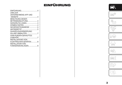 2025-2026 Fiat Ducato Bedienungsanleitung | Deutsch