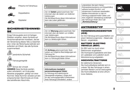 2025-2026 Fiat Ducato Bedienungsanleitung | Deutsch