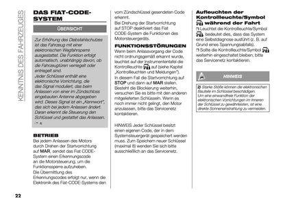 2025 Fiat Ducato Bedienungsanleitung | Deutsch
