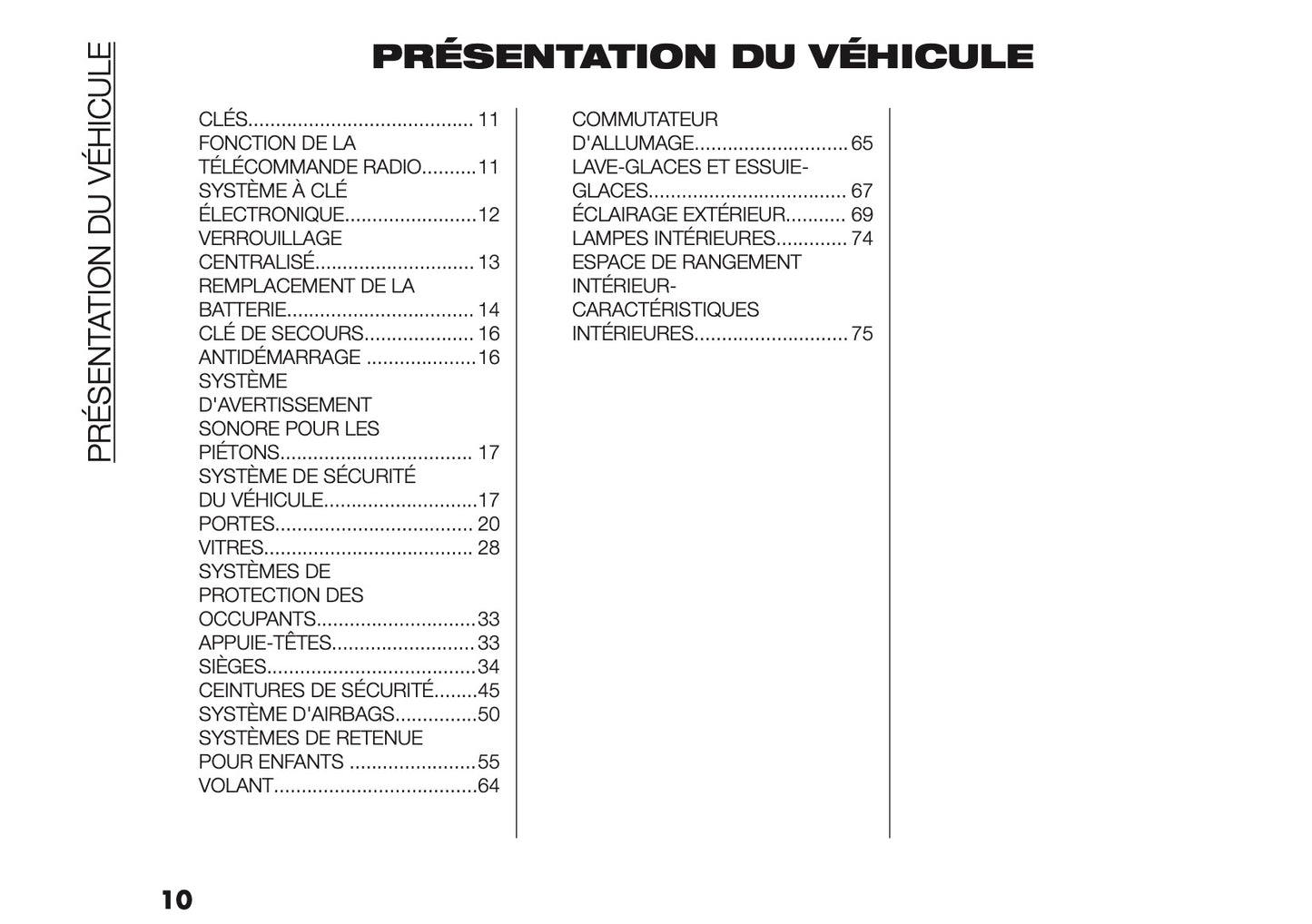 2025-2026 Fiat Ducato Owner's Manual | French