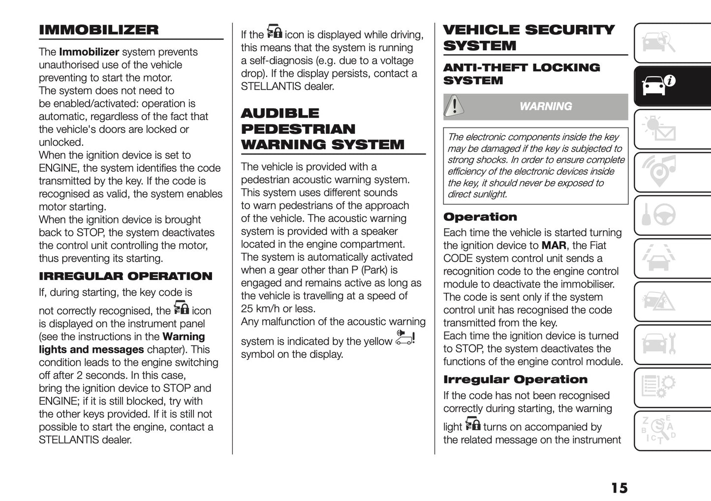 2025-2026 Fiat Ducato Owner's Manual | English